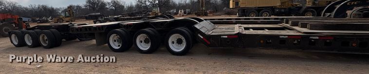 image for item FK2527 1985 Siebert lowboy equipment trailer
