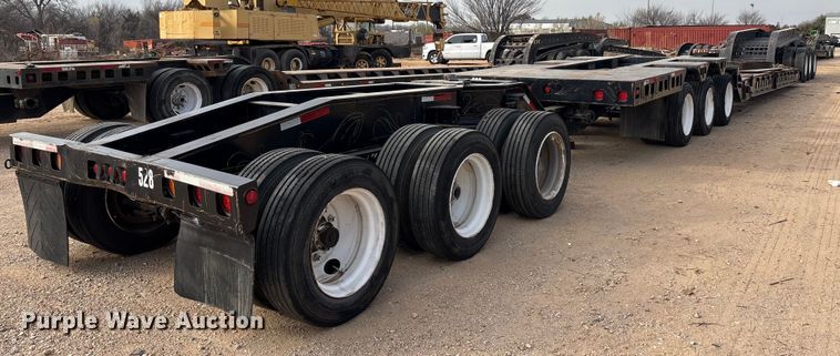 image for item FK2527 1985 Siebert lowboy equipment trailer