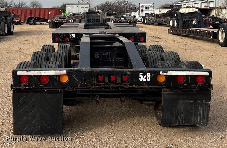 image for item FK2527 1985 Siebert lowboy equipment trailer