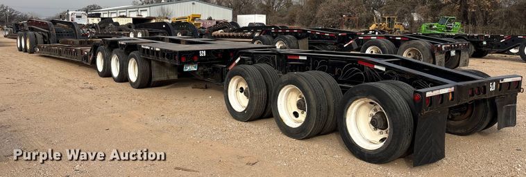 image for item FK2527 1985 Siebert lowboy equipment trailer