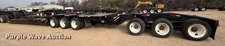 image for item FK2527 1985 Siebert lowboy equipment trailer