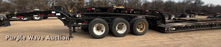 image for item FK2527 1985 Siebert lowboy equipment trailer