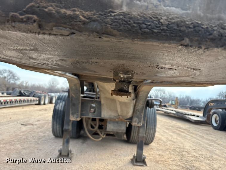 image for item FK2527 1985 Siebert lowboy equipment trailer