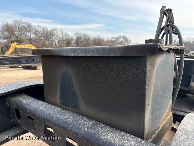 image for item FK2527 1985 Siebert lowboy equipment trailer