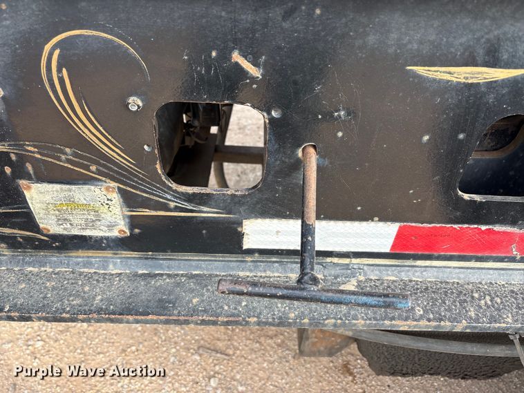 image for item FK2527 1985 Siebert lowboy equipment trailer