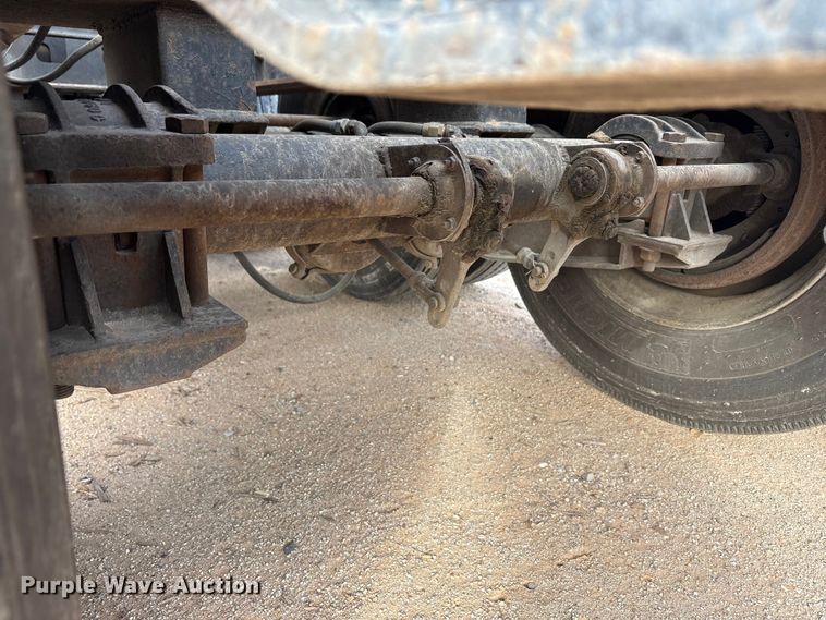 image for item FK2527 1985 Siebert lowboy equipment trailer