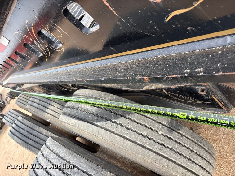 image for item FK2527 1985 Siebert lowboy equipment trailer