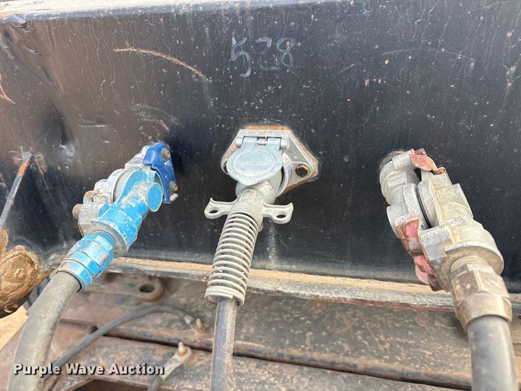 image for item FK2527 1985 Siebert lowboy equipment trailer