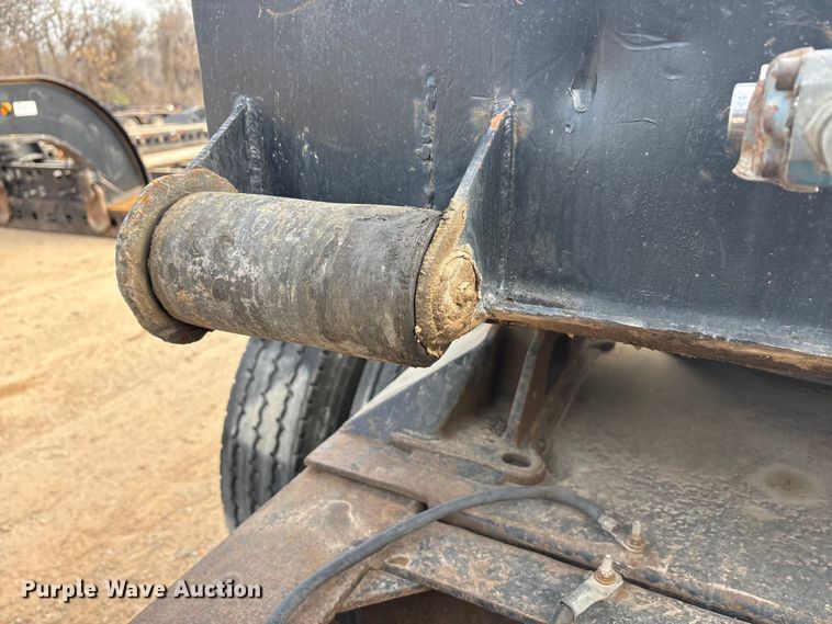 image for item FK2527 1985 Siebert lowboy equipment trailer