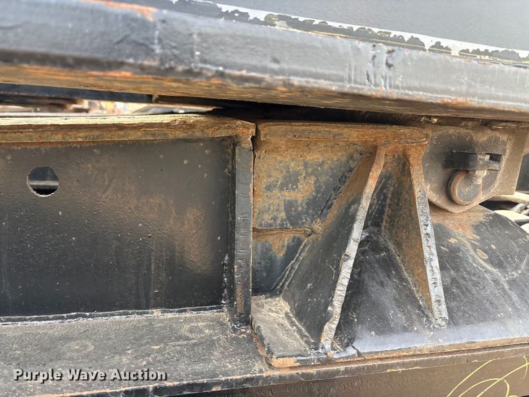 image for item FK2527 1985 Siebert lowboy equipment trailer