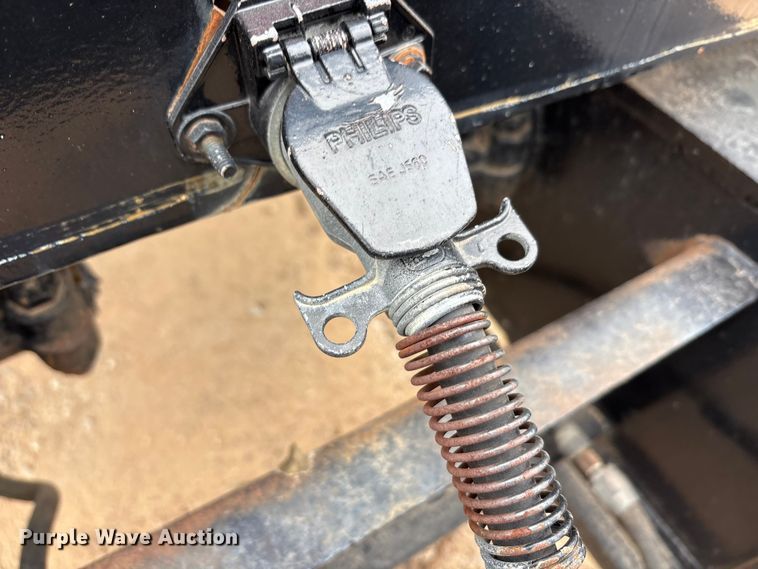 image for item FK2527 1985 Siebert lowboy equipment trailer