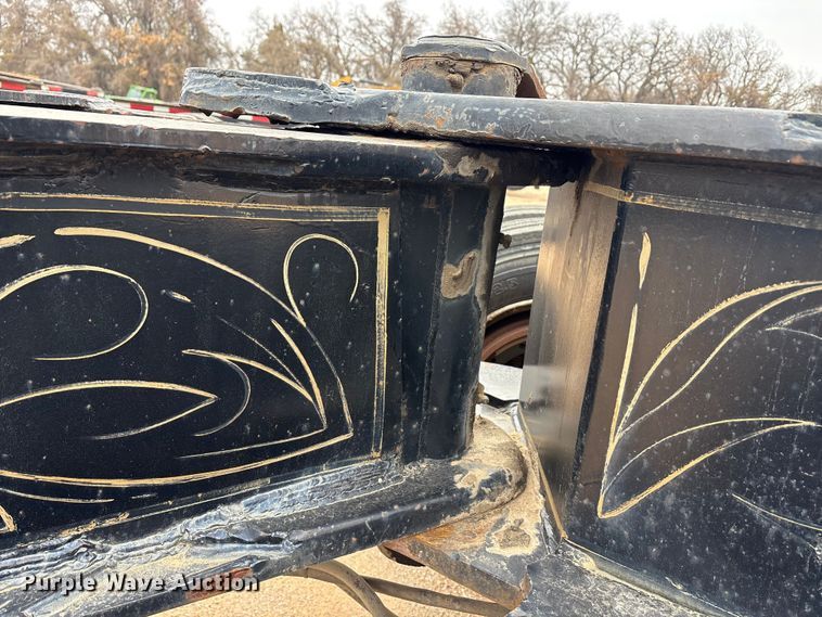 image for item FK2527 1985 Siebert lowboy equipment trailer