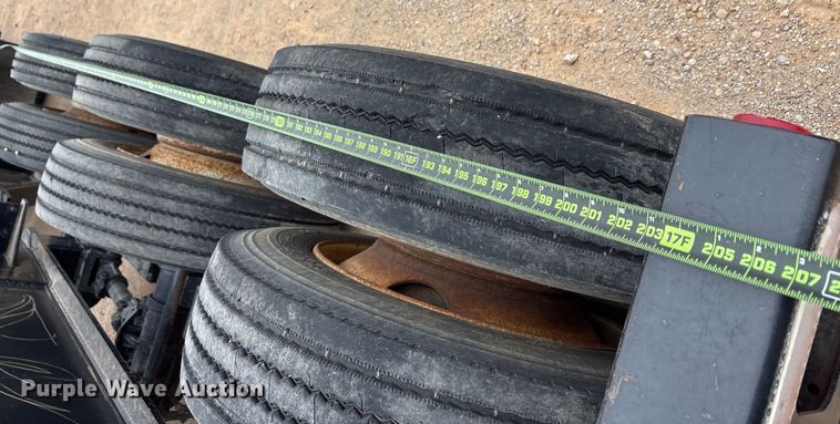 image for item FK2527 1985 Siebert lowboy equipment trailer