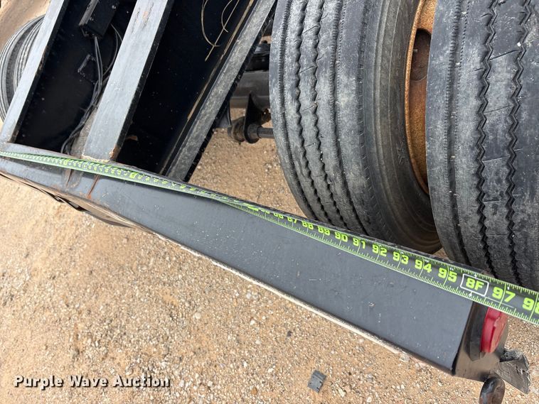 image for item FK2527 1985 Siebert lowboy equipment trailer