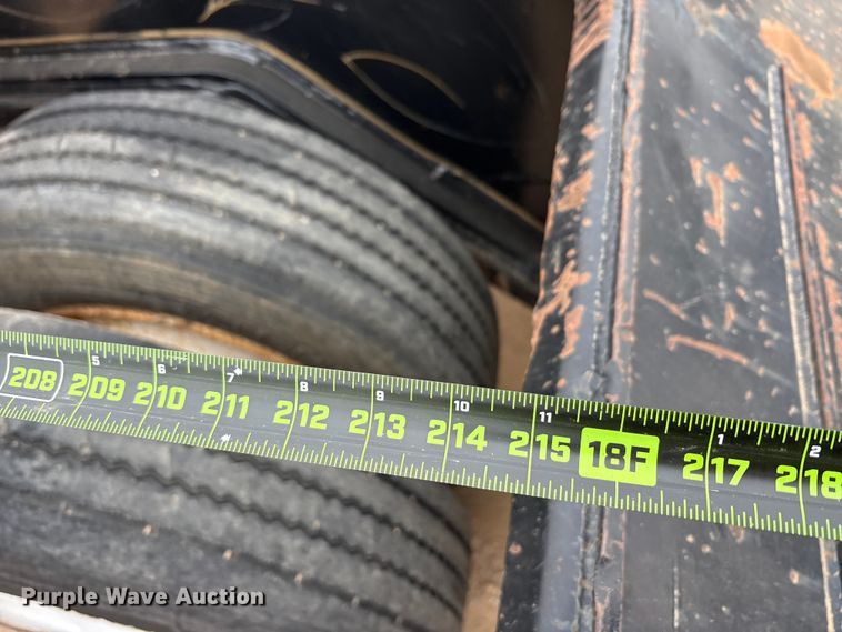 image for item FK2527 1985 Siebert lowboy equipment trailer