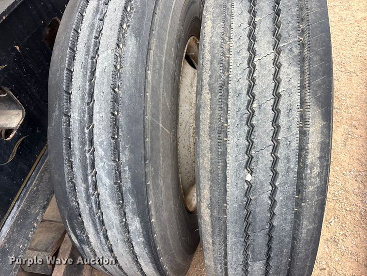 image for item FK2527 1985 Siebert lowboy equipment trailer