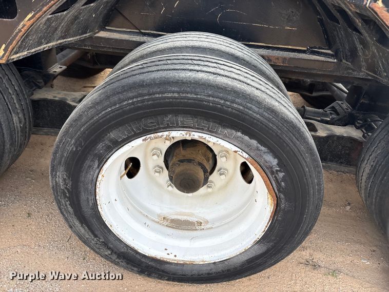 image for item FK2527 1985 Siebert lowboy equipment trailer