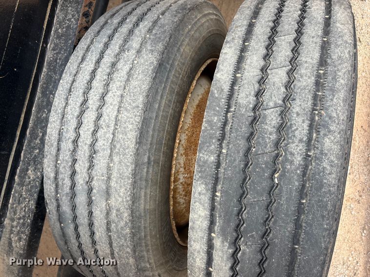 image for item FK2527 1985 Siebert lowboy equipment trailer