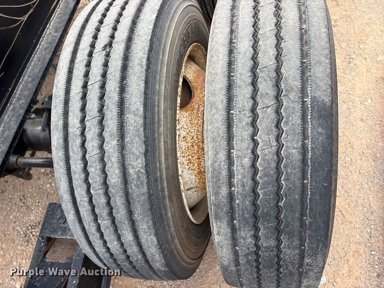 image for item FK2527 1985 Siebert lowboy equipment trailer