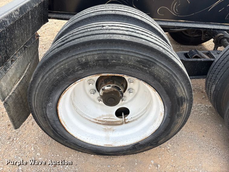 image for item FK2527 1985 Siebert lowboy equipment trailer