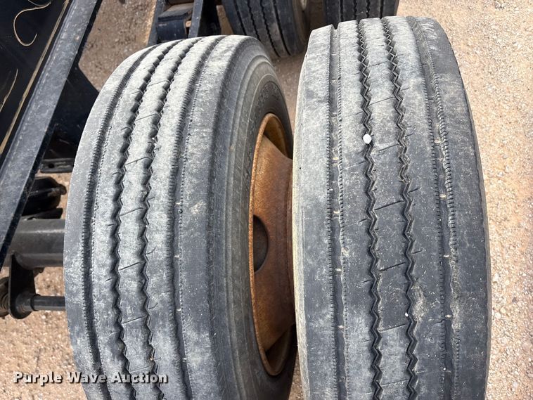 image for item FK2527 1985 Siebert lowboy equipment trailer