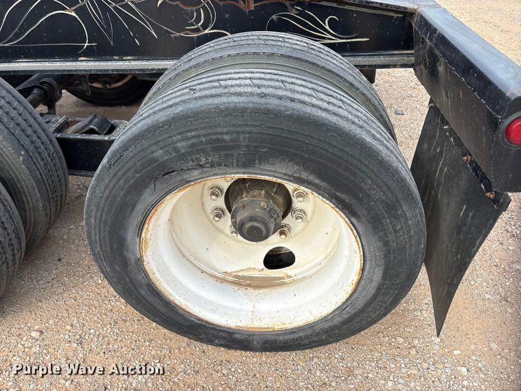 image for item FK2527 1985 Siebert lowboy equipment trailer