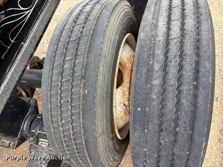 image for item FK2527 1985 Siebert lowboy equipment trailer