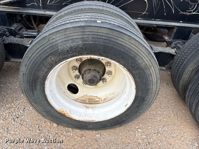 image for item FK2527 1985 Siebert lowboy equipment trailer