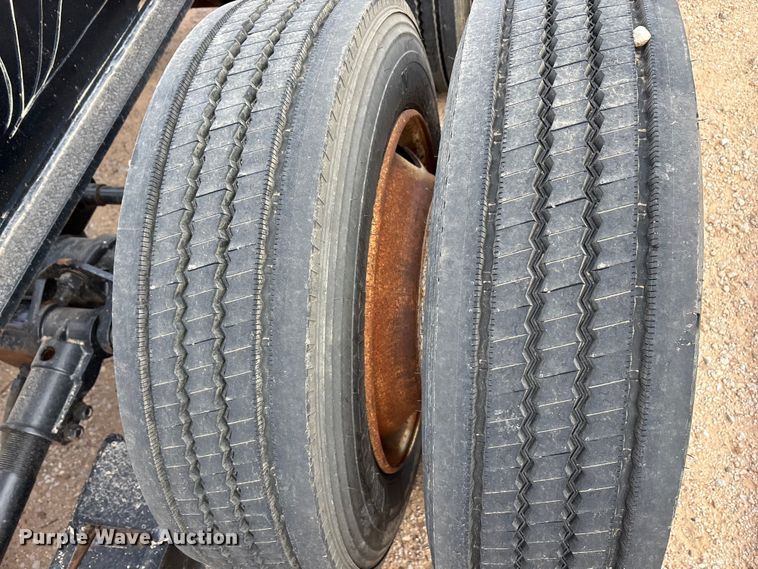 image for item FK2527 1985 Siebert lowboy equipment trailer