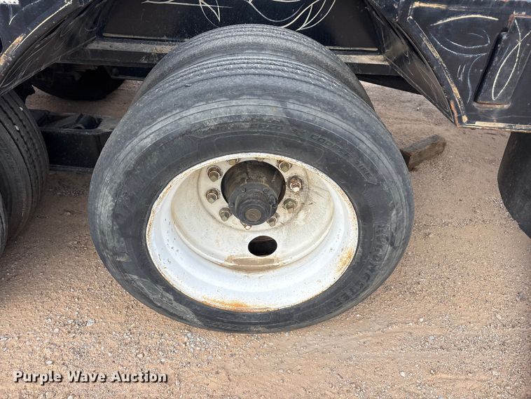 image for item FK2527 1985 Siebert lowboy equipment trailer