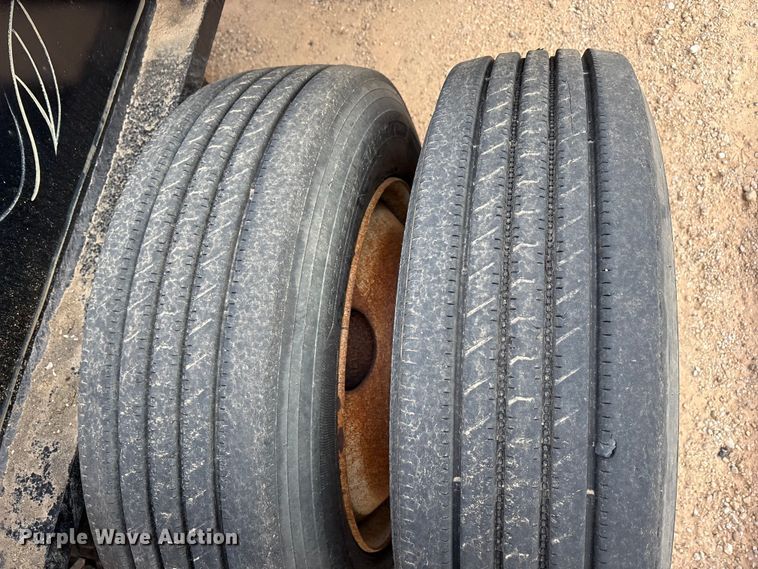 image for item FK2527 1985 Siebert lowboy equipment trailer