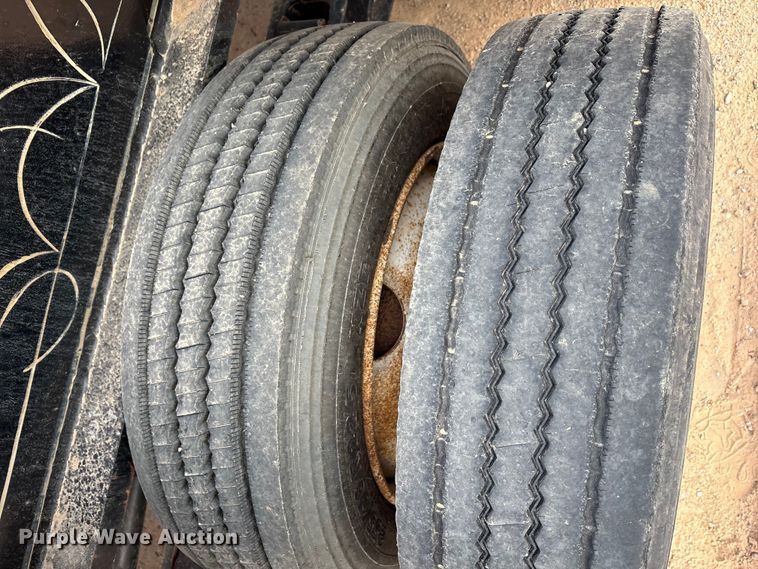 image for item FK2527 1985 Siebert lowboy equipment trailer