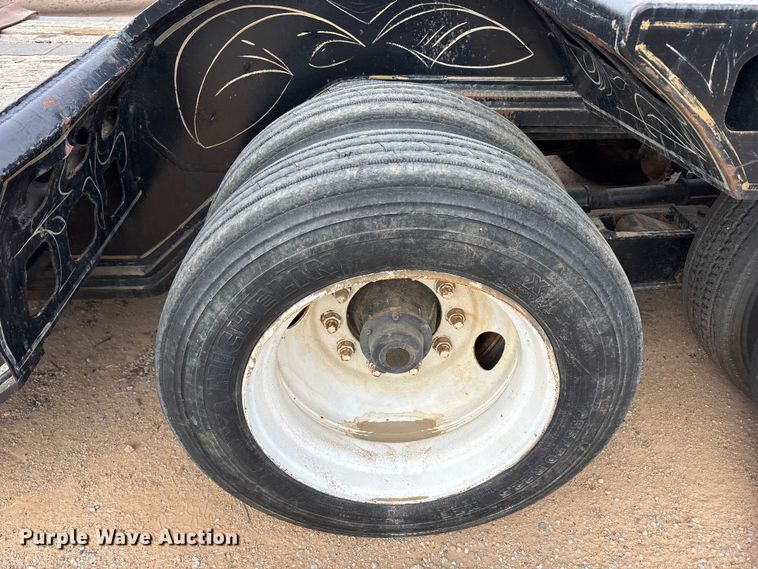 image for item FK2527 1985 Siebert lowboy equipment trailer