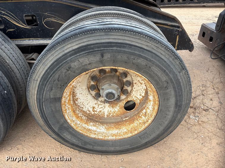 image for item FK2527 1985 Siebert lowboy equipment trailer