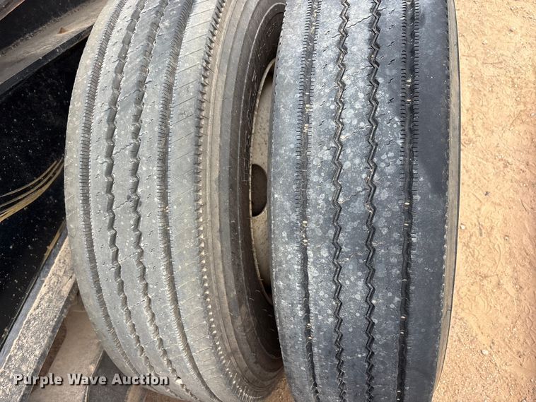 image for item FK2527 1985 Siebert lowboy equipment trailer