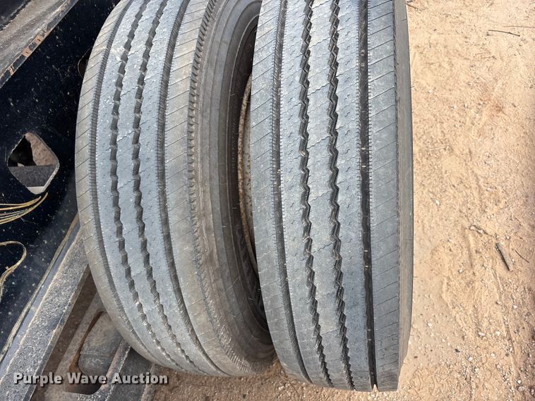 image for item FK2527 1985 Siebert lowboy equipment trailer