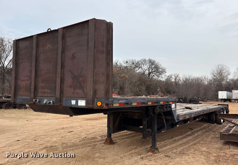 image for item FK2529 1986 Aztec drop deck equipment trailer