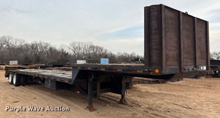 image for item FK2529 1986 Aztec drop deck equipment trailer