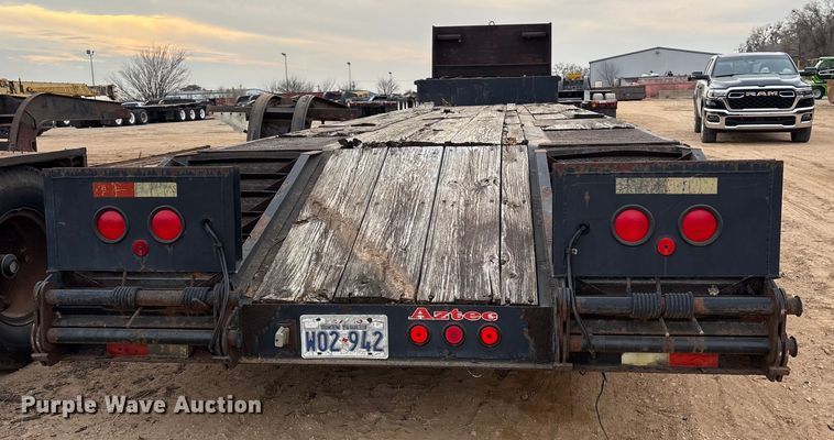 image for item FK2529 1986 Aztec drop deck equipment trailer