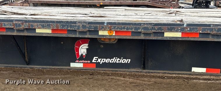 image for item FK2529 1986 Aztec drop deck equipment trailer