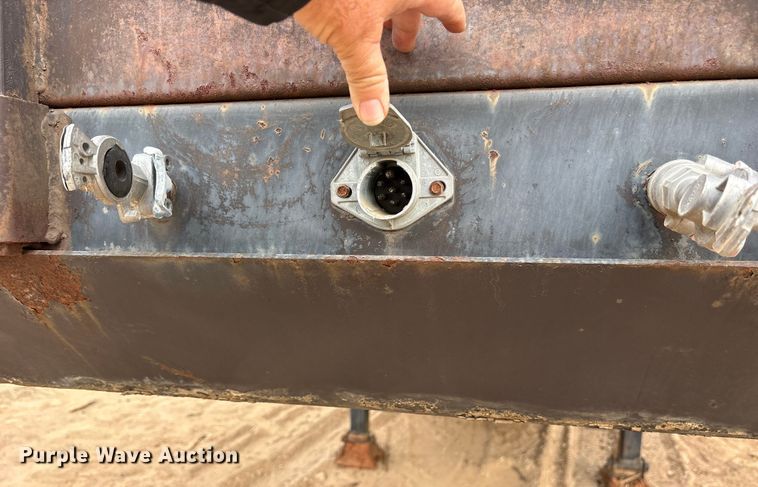 image for item FK2529 1986 Aztec drop deck equipment trailer