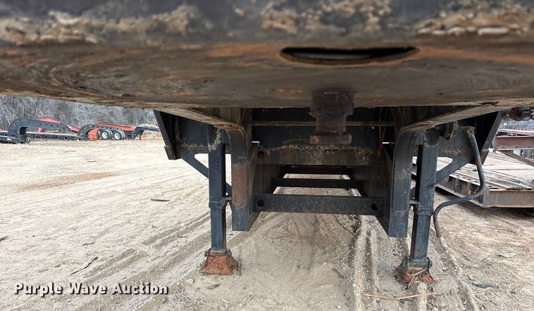 image for item FK2529 1986 Aztec drop deck equipment trailer