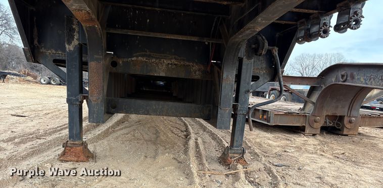 image for item FK2529 1986 Aztec drop deck equipment trailer