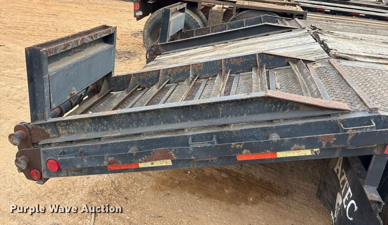 image for item FK2529 1986 Aztec drop deck equipment trailer