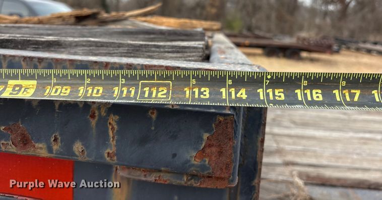 image for item FK2529 1986 Aztec drop deck equipment trailer