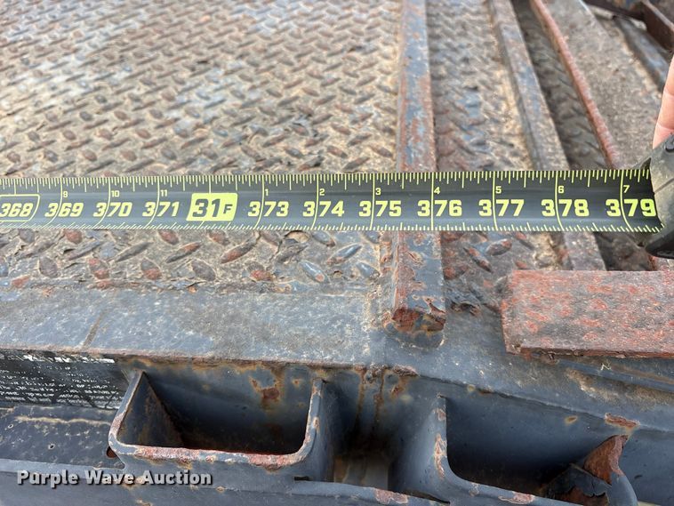 image for item FK2529 1986 Aztec drop deck equipment trailer