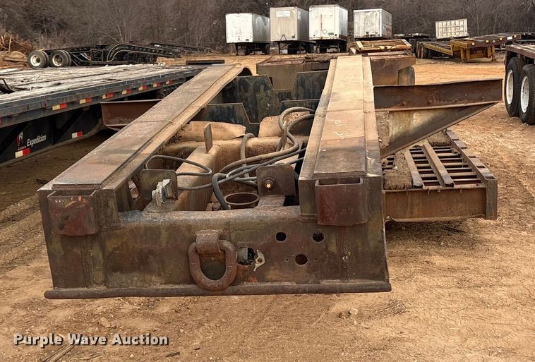 image for item FK2530 1969 Talbert TD-20-RH-TELESCOPIC lowboy equipment trailer