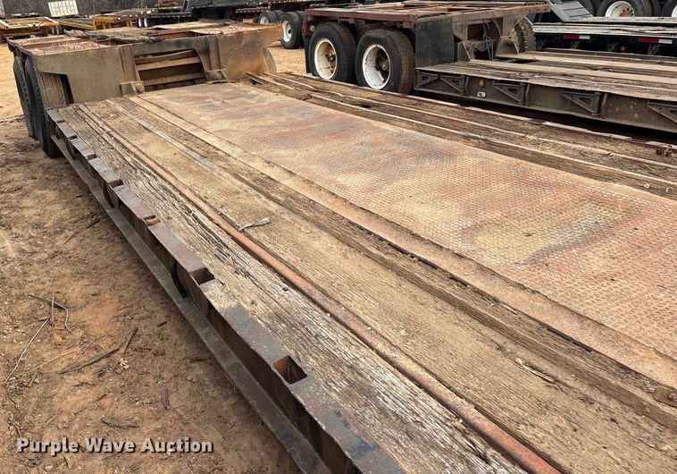 image for item FK2530 1969 Talbert TD-20-RH-TELESCOPIC lowboy equipment trailer