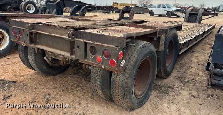 image for item FK2530 1969 Talbert TD-20-RH-TELESCOPIC lowboy equipment trailer