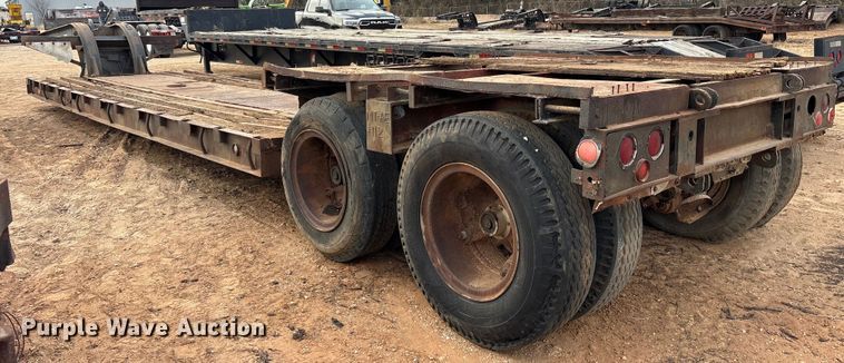 image for item FK2530 1969 Talbert TD-20-RH-TELESCOPIC lowboy equipment trailer